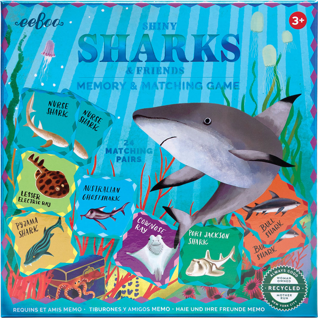 eeBoo, Memory Game - Sharks and Friends