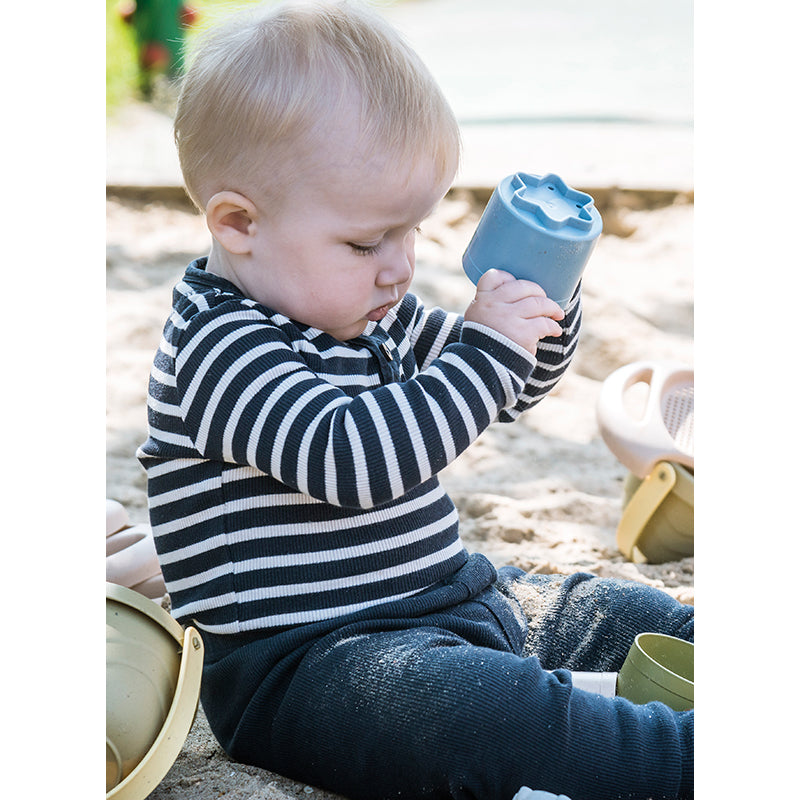 Dantoy Bioplastic Tiny Stacking Cups, Swan Label - From 6 Months