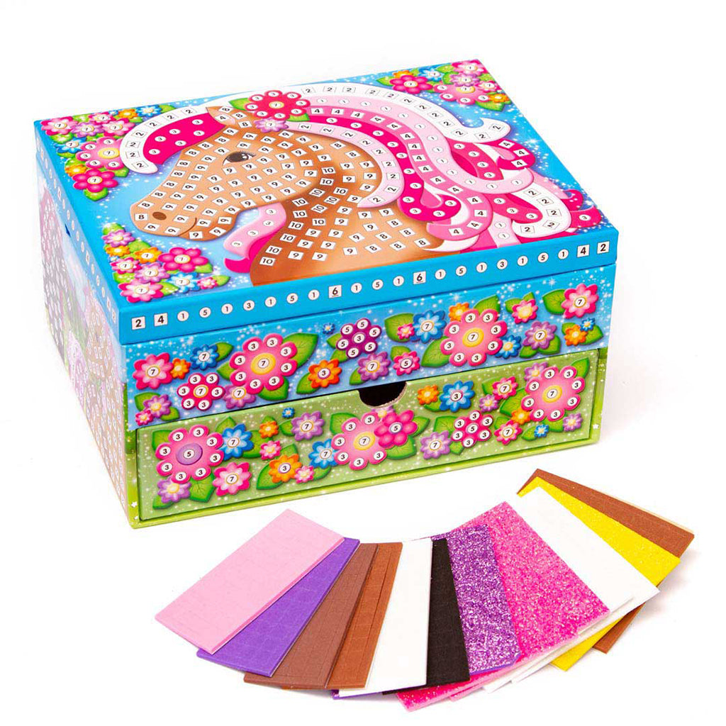 Sticky Mosaics Jewelry Box – Horse