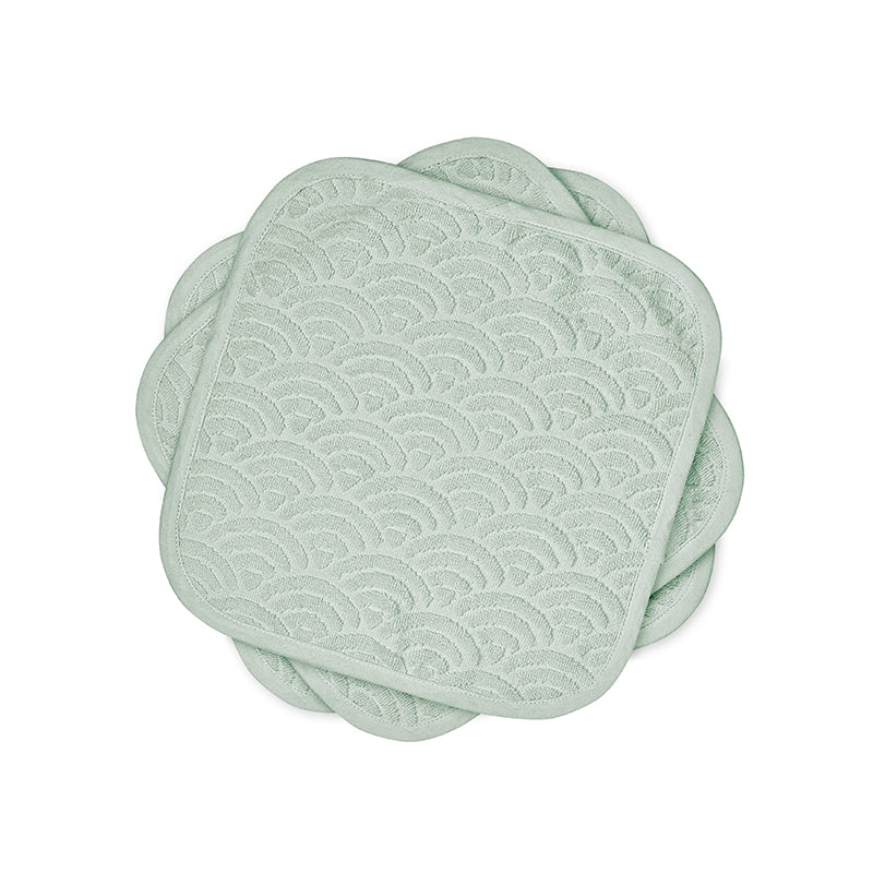 Cam Cam Washcloths, Organic - 3-Pack - Dusty Green