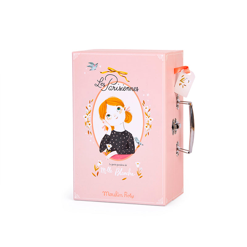 Moulin Roty Doll, The Little Parisian Suitcase with Rag Doll and Clothes
