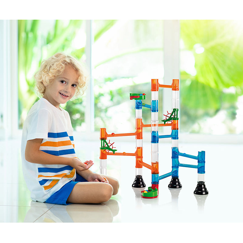 Quercetti Marble Track, Migoga Marble Run - Transparent
