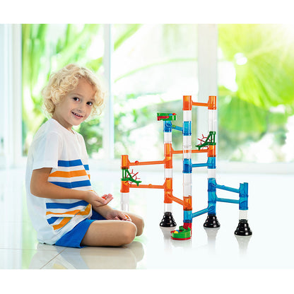 Quercetti Marble Track, Migoga Marble Run - Transparent