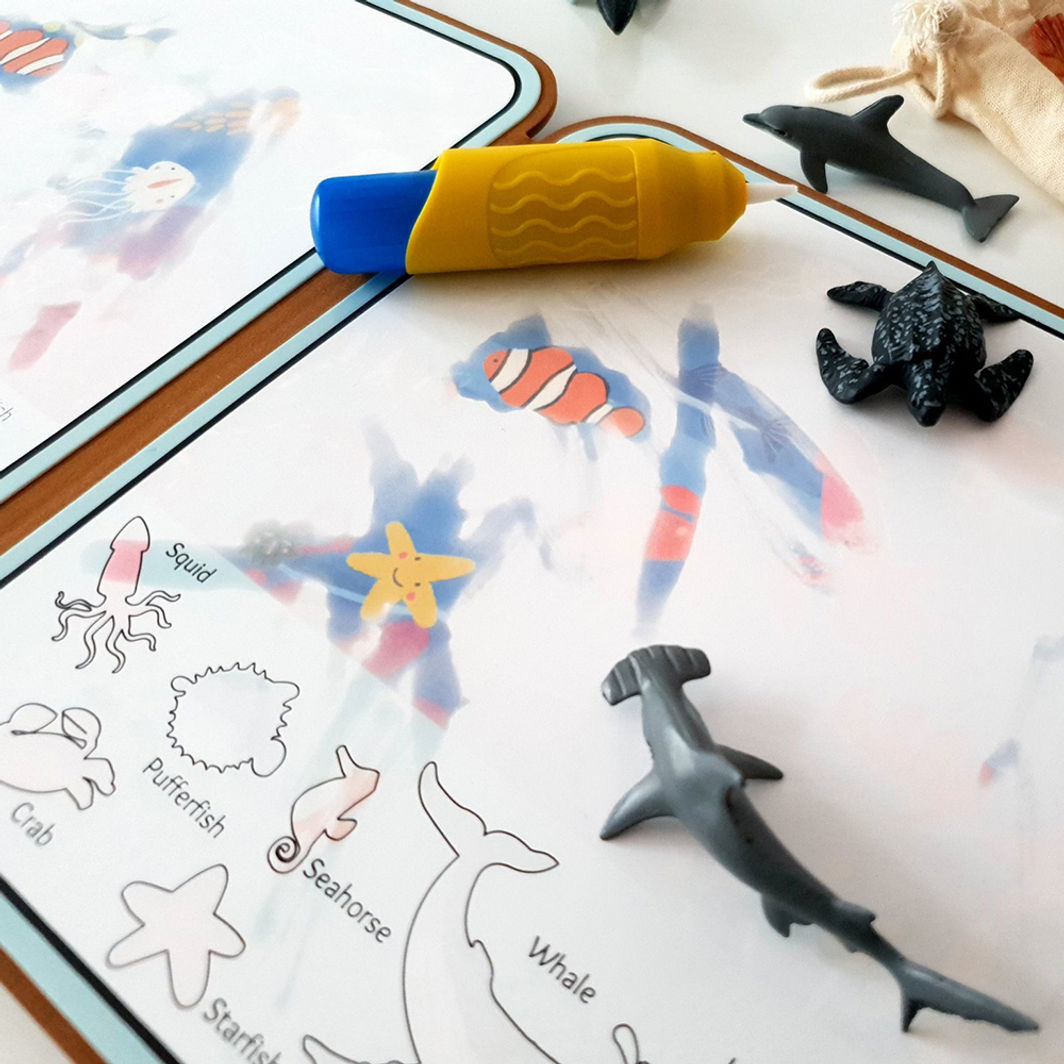 mierEdu, Water Painting Book, Ocean Adventure