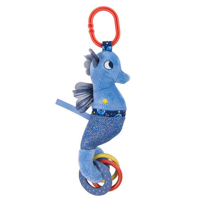 Moulin Roty Activity Rattle, Seahorse - Les Aventures de Paulie