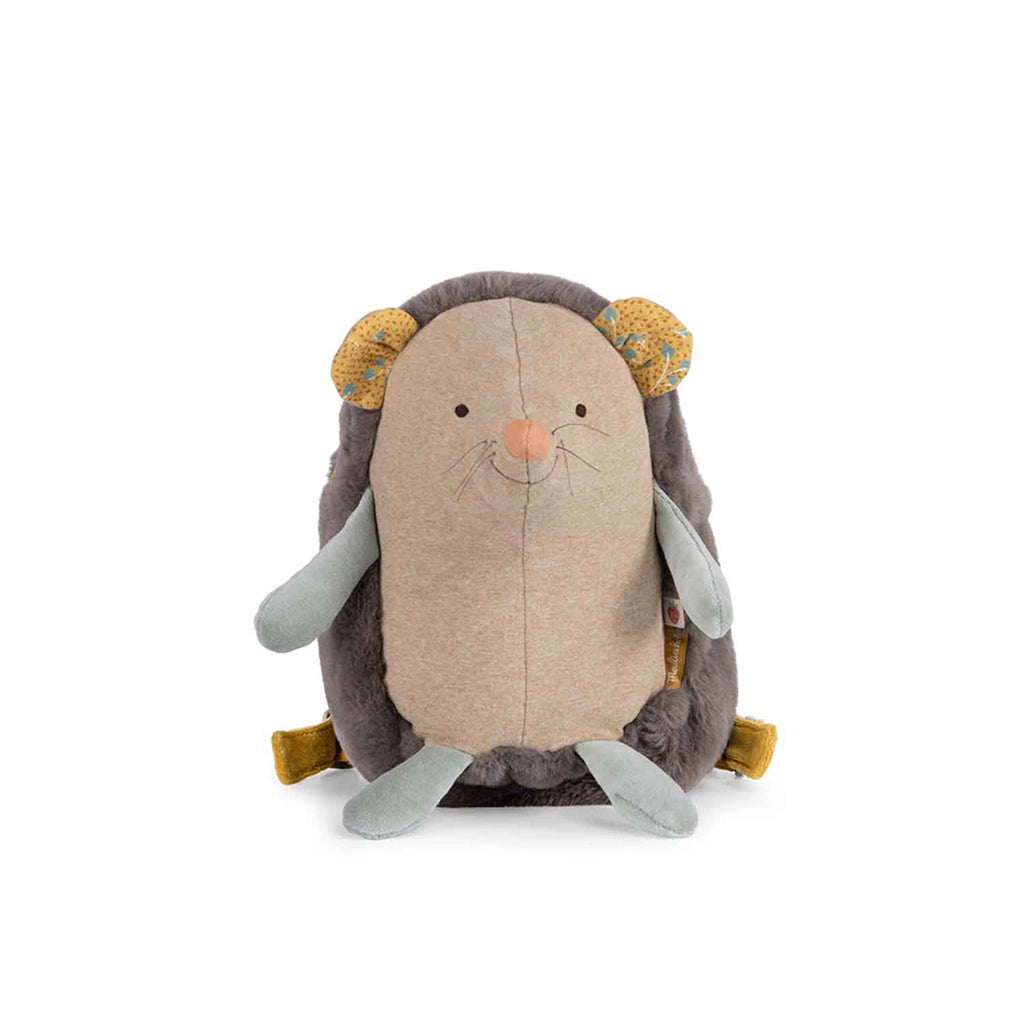 Moulin Roty Backpack with Hedgehog, 32 cm