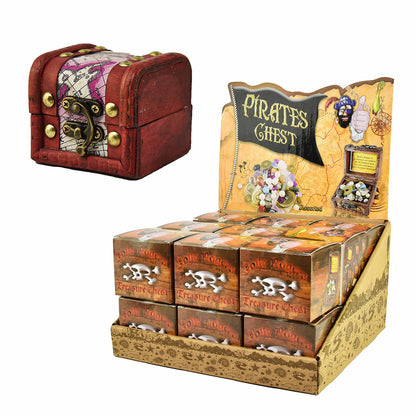 Robetoy Pirate Treasure Chest with Contents, assorted