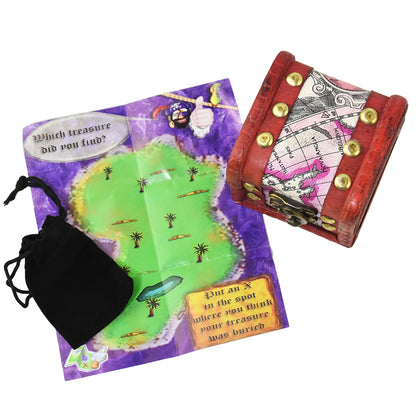 Robetoy Pirate Treasure Chest with Contents, assorted