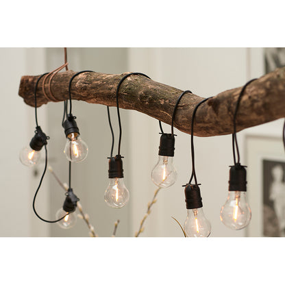 Sirius Tobias Black String Lights, Starter Set incl. Transformer - Clear