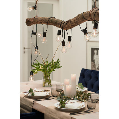 Sirius Tobias Black String Lights, Starter Set incl. Transformer - Clear