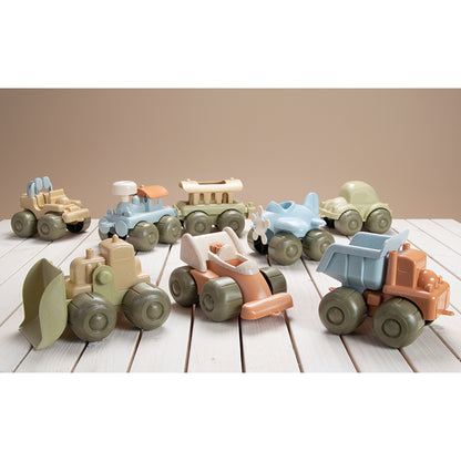 Dantoy Bioplastic Vehicles, Swan-labeled - Set of 8