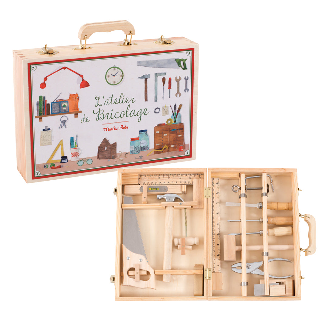 Moulin Roty værktøjskuffert, stor NY