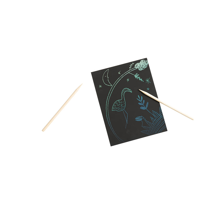 Moulin Roty Scratch Cards, assorted.