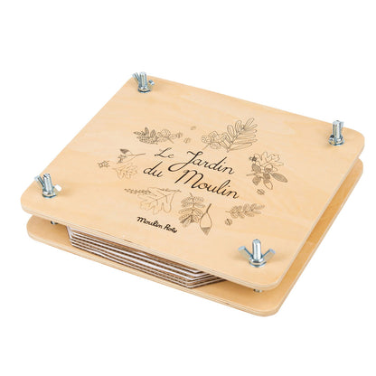 Moulin Roty blomsterpresser - vist tæt på