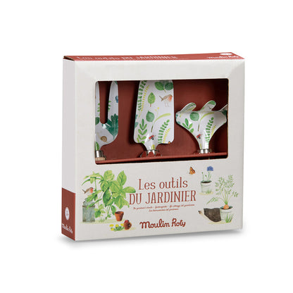 Moulin Roty Gardening Tools for Kids, 3-Piece Set