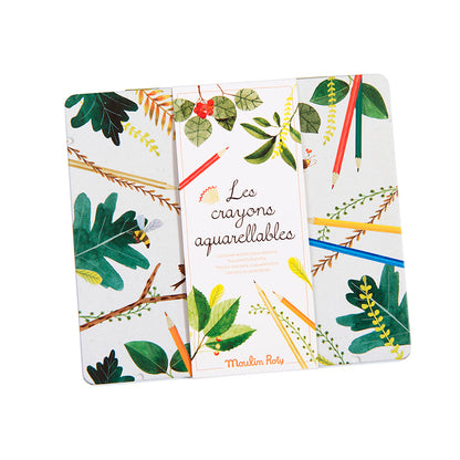 Moulin Roty akvarel farveblyanter, 24 stk