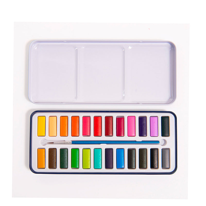 Moulin Roty Watercolour Paint Set, 24 Colours