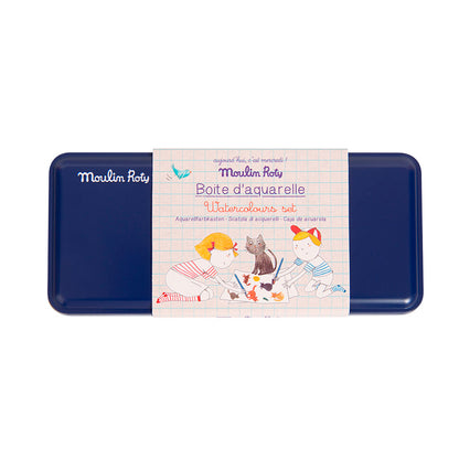 Moulin Roty Watercolour Paint Set, 24 Colours