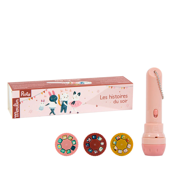 Moulin Roty Projector, Tell a Story - Pink