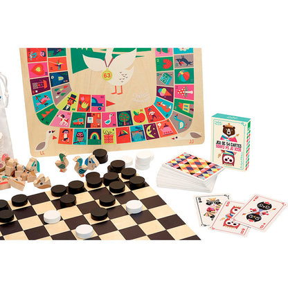 Vilac Wooden Games, Box Set of 4 Games