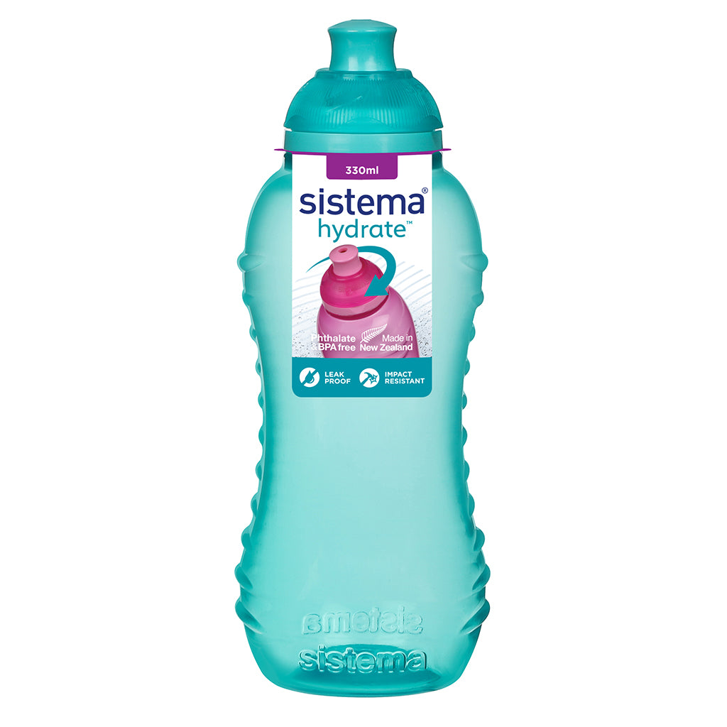 Sistema Water Bottle, Minty Teal, 330 ml