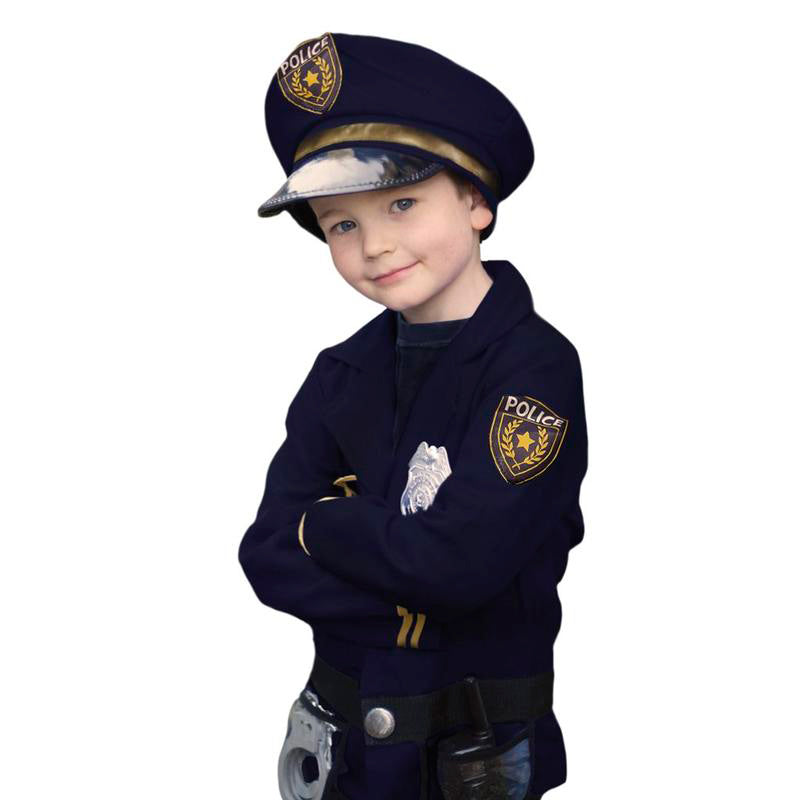 Great Pretenders Dress-Up Costume, Policeman with Hat and Accessories - Size 3-6 Years