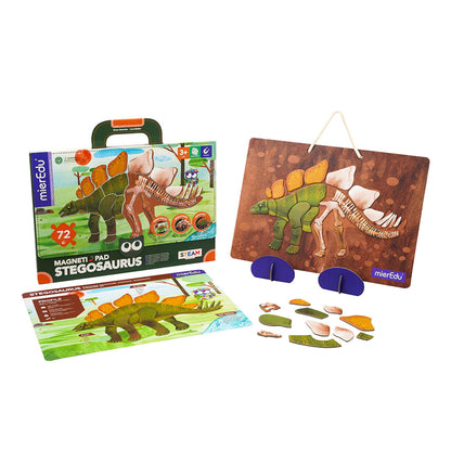 mierEdu, Magnetic Playboard/Puzzle - Stegosaurus