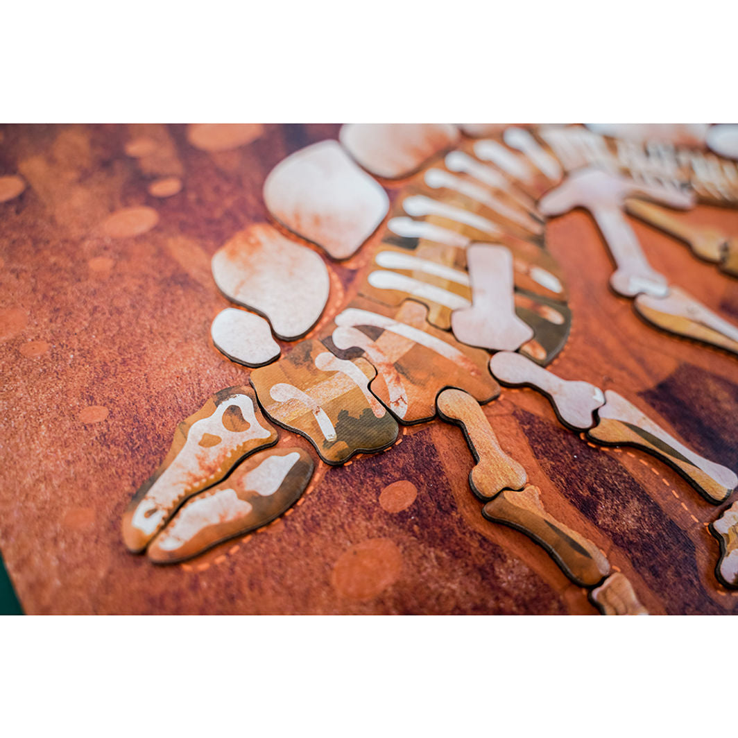 mierEdu, Magnetic Playboard/Puzzle - Stegosaurus