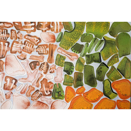 mierEdu, Magnetic Playboard/Puzzle - Stegosaurus