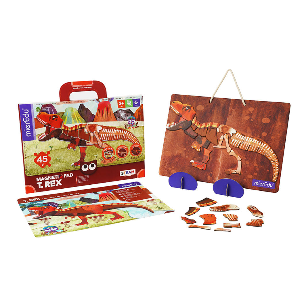 mierEdu, Magnetic Playboard/Puzzle - T Rex