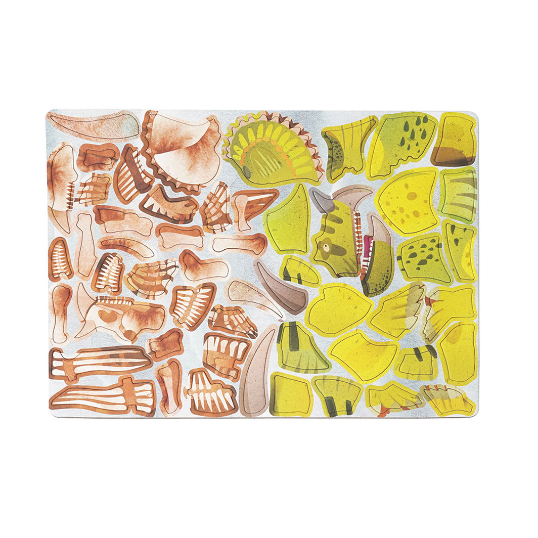 mierEdu, Magnetic Play Board/Puzzle - Triceratops