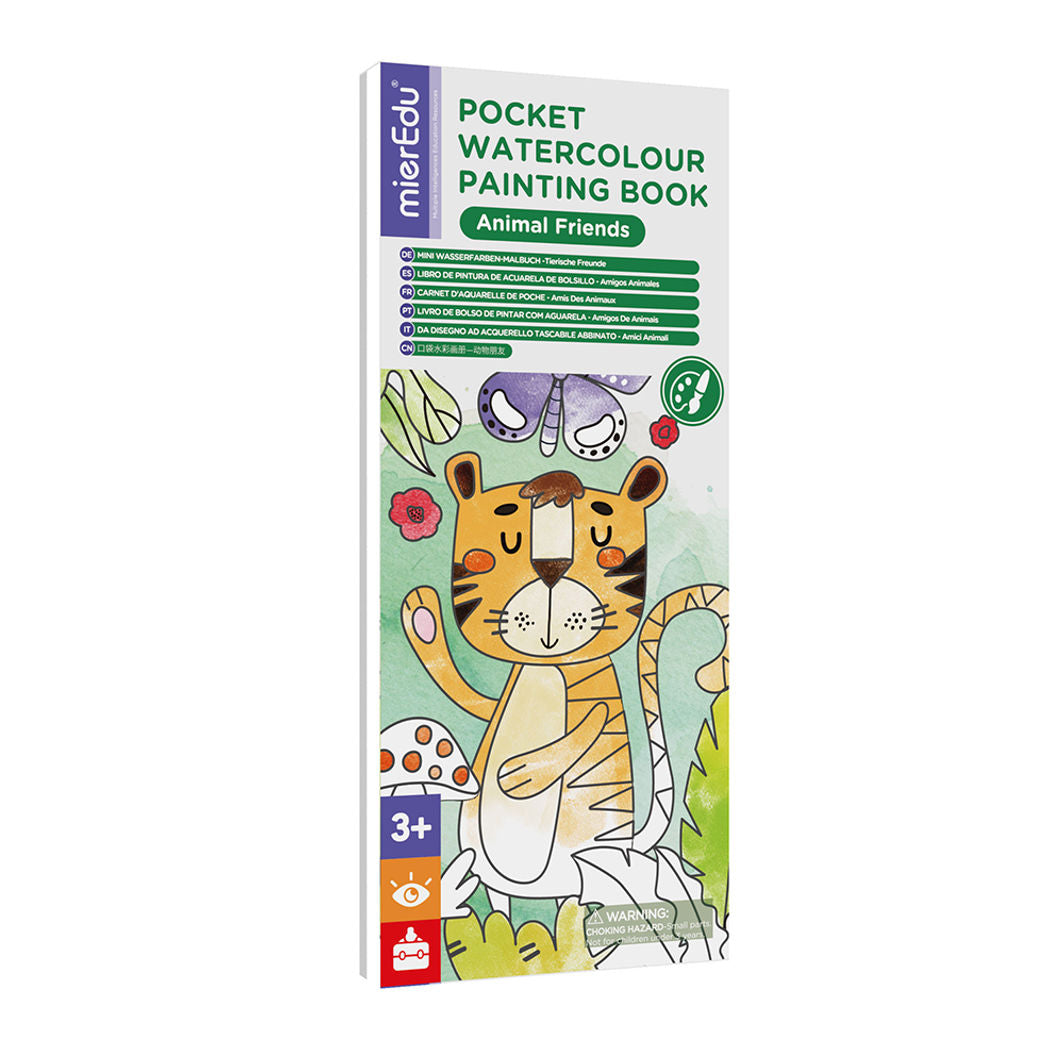 mierEdu, Watercolor Painting Book – Animal Friends