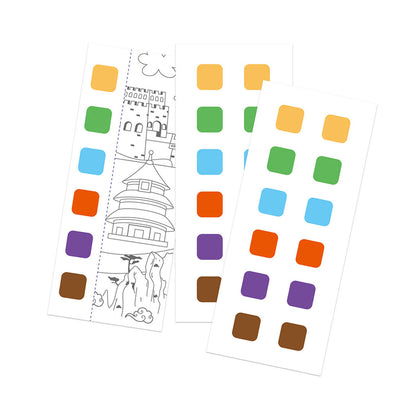 mierEdu, Watercolor Painting Booklet - Globetrotter