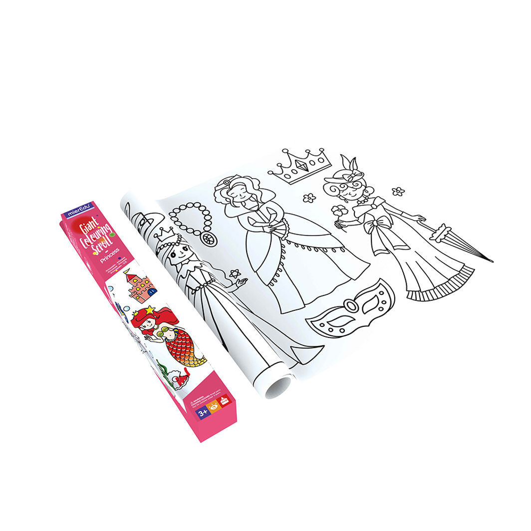 mierEdu, Giant Coloring Banner – Princesses