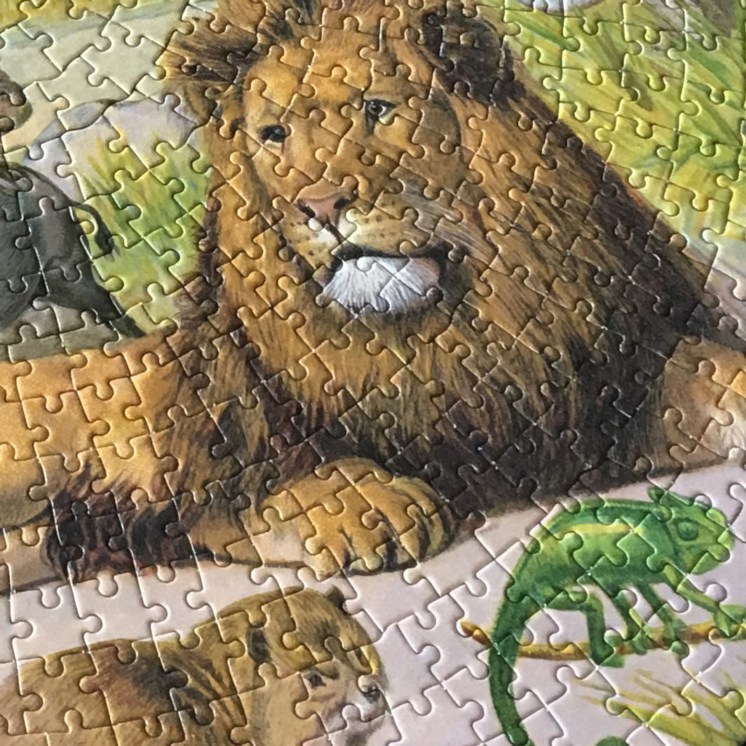 eeBoo, Round Puzzle 1000 Pieces - Africa