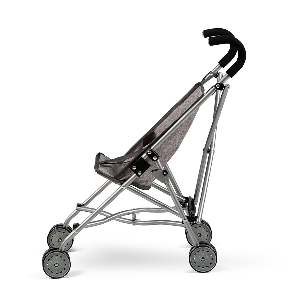 MaMaMeMo Dolls, Doll Stroller with Umbrella - Gray