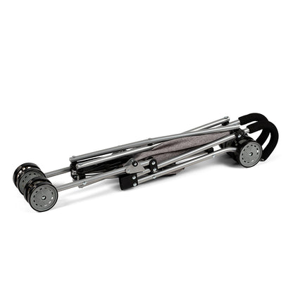 MaMaMeMo Dolls, Doll Stroller with Umbrella - Gray