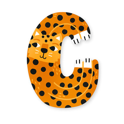 Vilac Animal Alphabet Letters, Design by Michelle Carlslund – A–Z