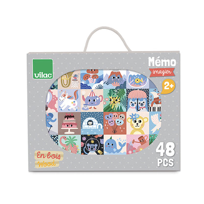 Vilac Memory Game by Michelle Carlslund, 48 Pieces