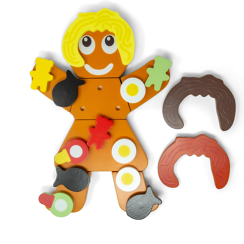Mamamemo Wooden Play Food, Cake Lady