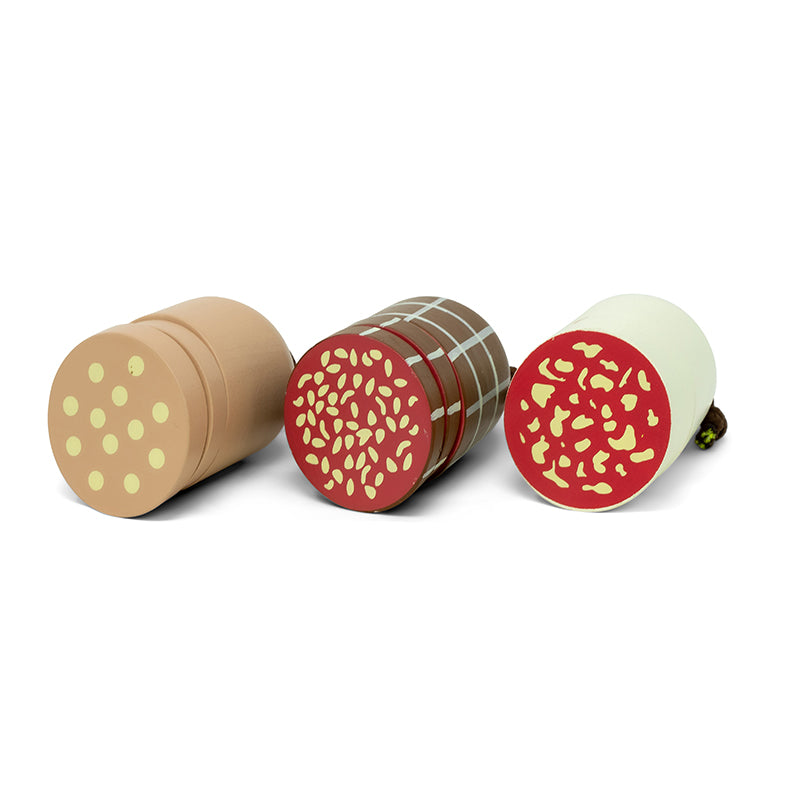 Mamamemo Wooden Play Food – Italian Salami