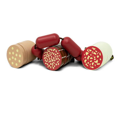Mamamemo Wooden Play Food – Italian Salami