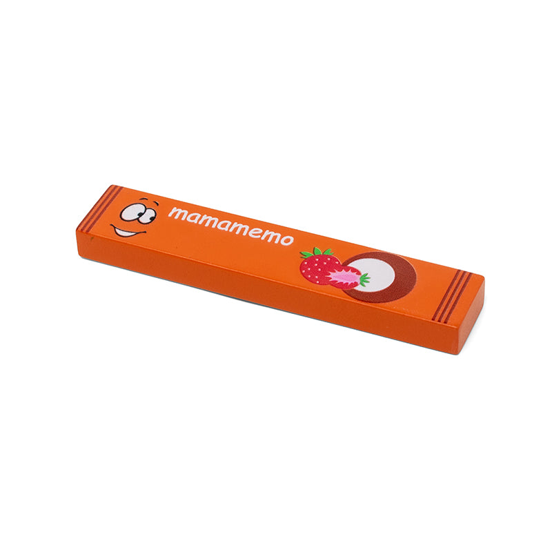 Mamamemo Wooden Play Food, Fruit Bar - Strawberry