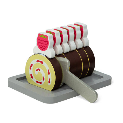 MaMaMeMo Wooden Play Food, Roulade