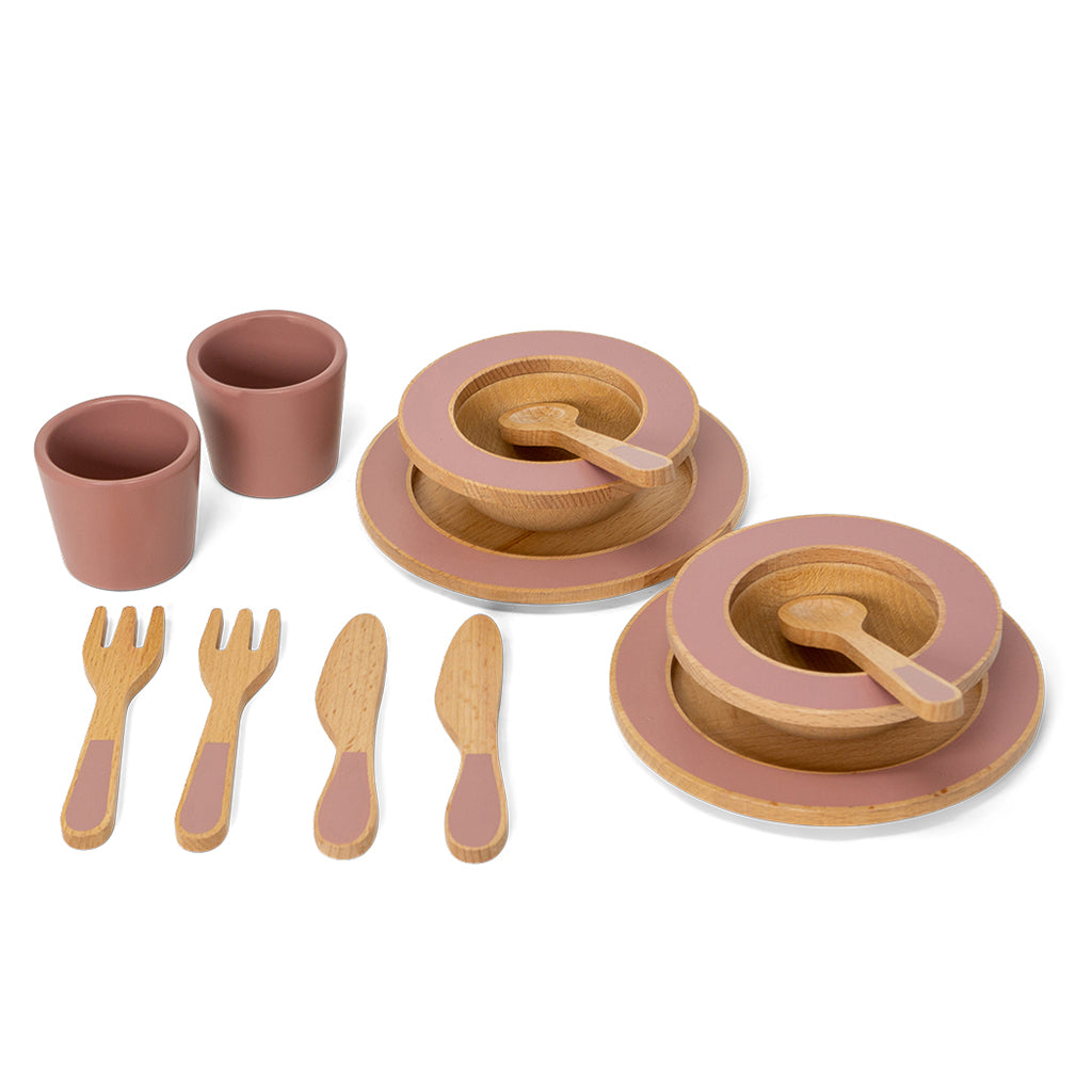 Mamamemo Wooden Dining Set, Cherry Blossom