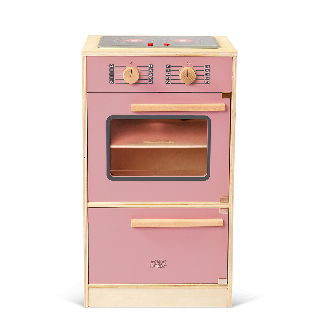 MaMaMeMo Stove with Oven and Hot Plates - Cherry Blossom