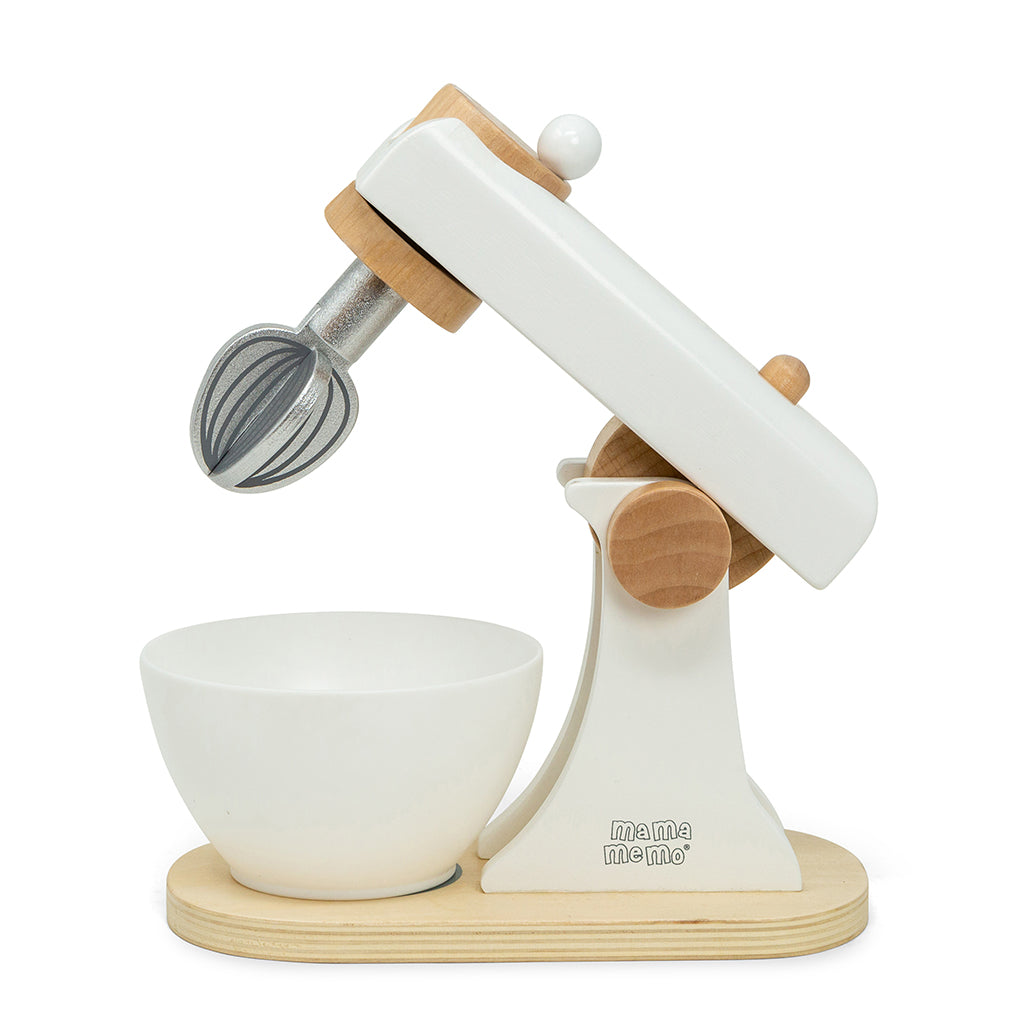 MaMaMeMo Mixer with Utensils - White