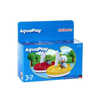 Aquaplay Waterway Accessories, 2 Sailing Ships with Figures