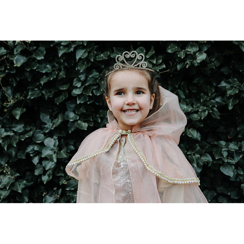 Great Pretenders Headband with Tiara, Silver Glitter