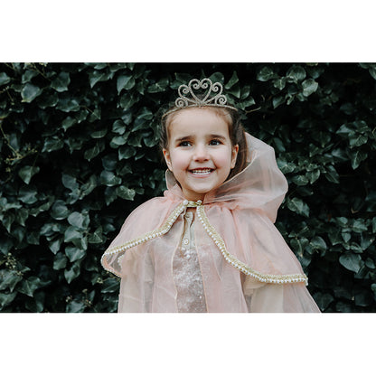 Great Pretenders Headband with Tiara, Silver Glitter